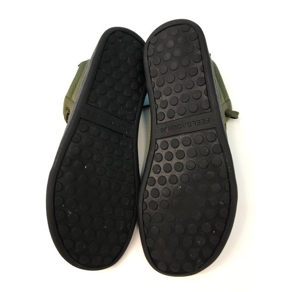 Feelgrounds Mens Barefoot Highrise Knit Olive Green Sneakers Size 11 EUR 44 - Picture 7 of 8